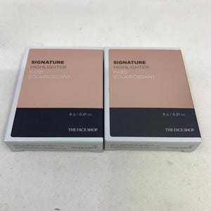 The Face Shop Signature markeerstift – 6 g compact – triopalet – ingebouwde kwast – set van 2 – nieuw in doos Korean Cosmetic