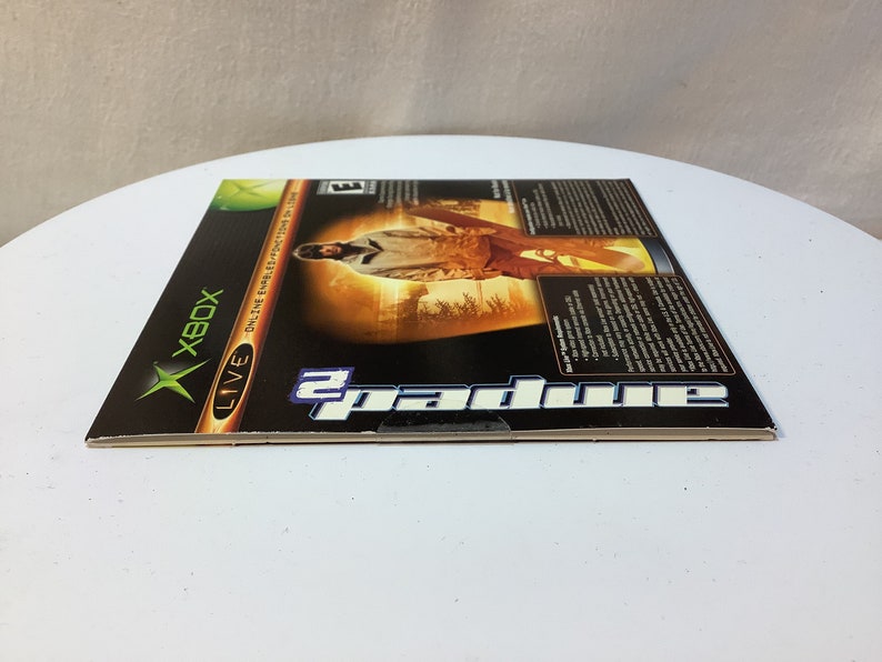 Xbox XBox Top Spin Amped 2 Combo Disc Microsoft Xbox, 2003 New Factory Sealed Demo Duo Pack Video Games image 5