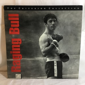 Vintage 1990 Raging Bull Laserdisc CD The Criterion Collection 3 Disc Set, Dolby Surround, Supplementary Content Scorsese Robert De Niro