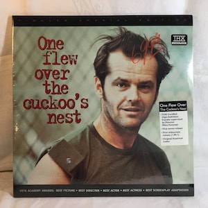 Nieuwe vintage 1997 One Flew Over The Cuckoo&#39;s Nest THX Laserdisc LD Pioneer Special Edition, breedbeeld, Dolby Surround, Jack Nicholson