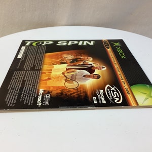 Xbox XBox Top Spin Amped 2 Combo Disc Microsoft Xbox, 2003 New Factory Sealed Demo Duo Pack Video Games image 4