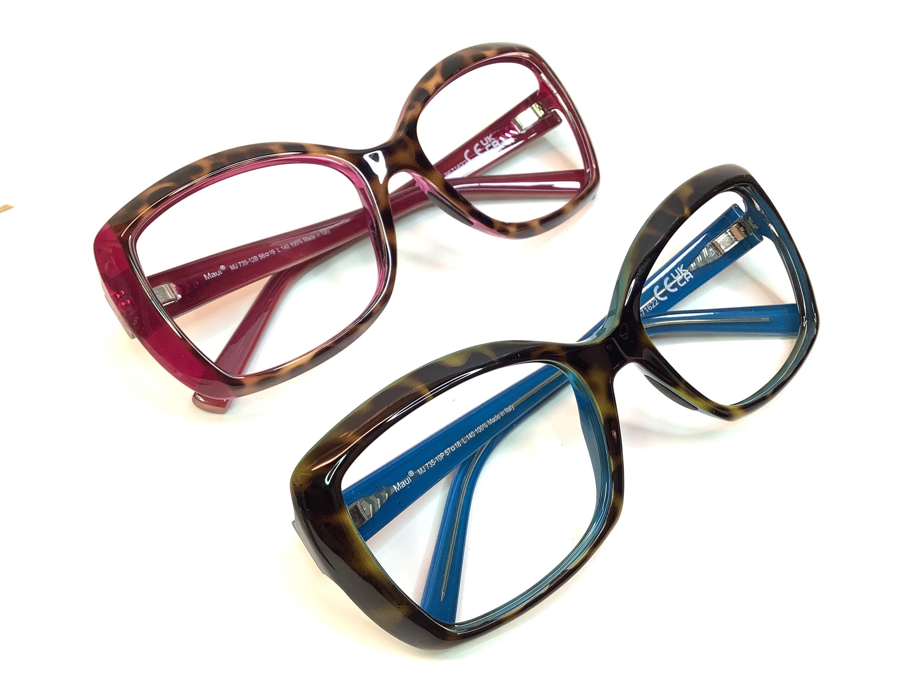 Maui Jim Sunglasses ORCHID MJ 735-12B Raspberry 735-10P Peacock