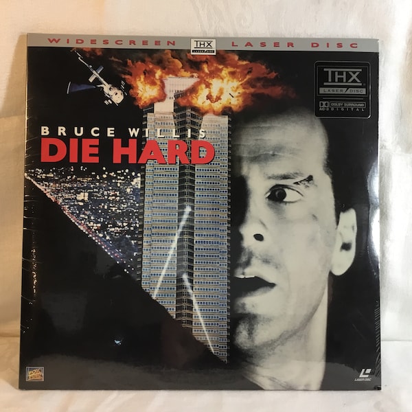 New Die Hard Laserdisc LD 8905-85 Widescreen THX Dolby Surround AC-3 Digital 1995 Release Factory Sealed Bruce Willis