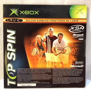 Xbox XBox Top Spin Amped 2 Combo Disc Microsoft Xbox, 2003 New Factory Sealed Demo Duo Pack Video Games image 2
