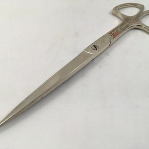 Accesorio de escritorio ejecutivo vintage de los años 50 Tijeras Abrecartas Fabricado en Alemania Bayer