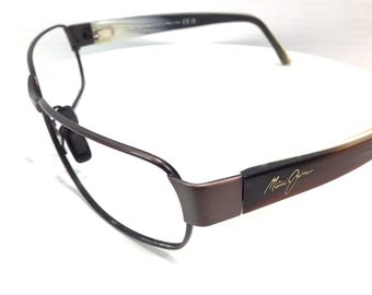Maui Jim Sunglasses Black Coral MJ249-19M Matte Bronze Frame 100% Made in Italy
