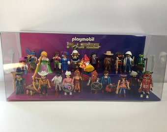 Playmobile Store Display NEW IN BOX Very Rare  Figures I Total 24 Figures on a Two Level Display Box I Collectible Toys Made in Germany