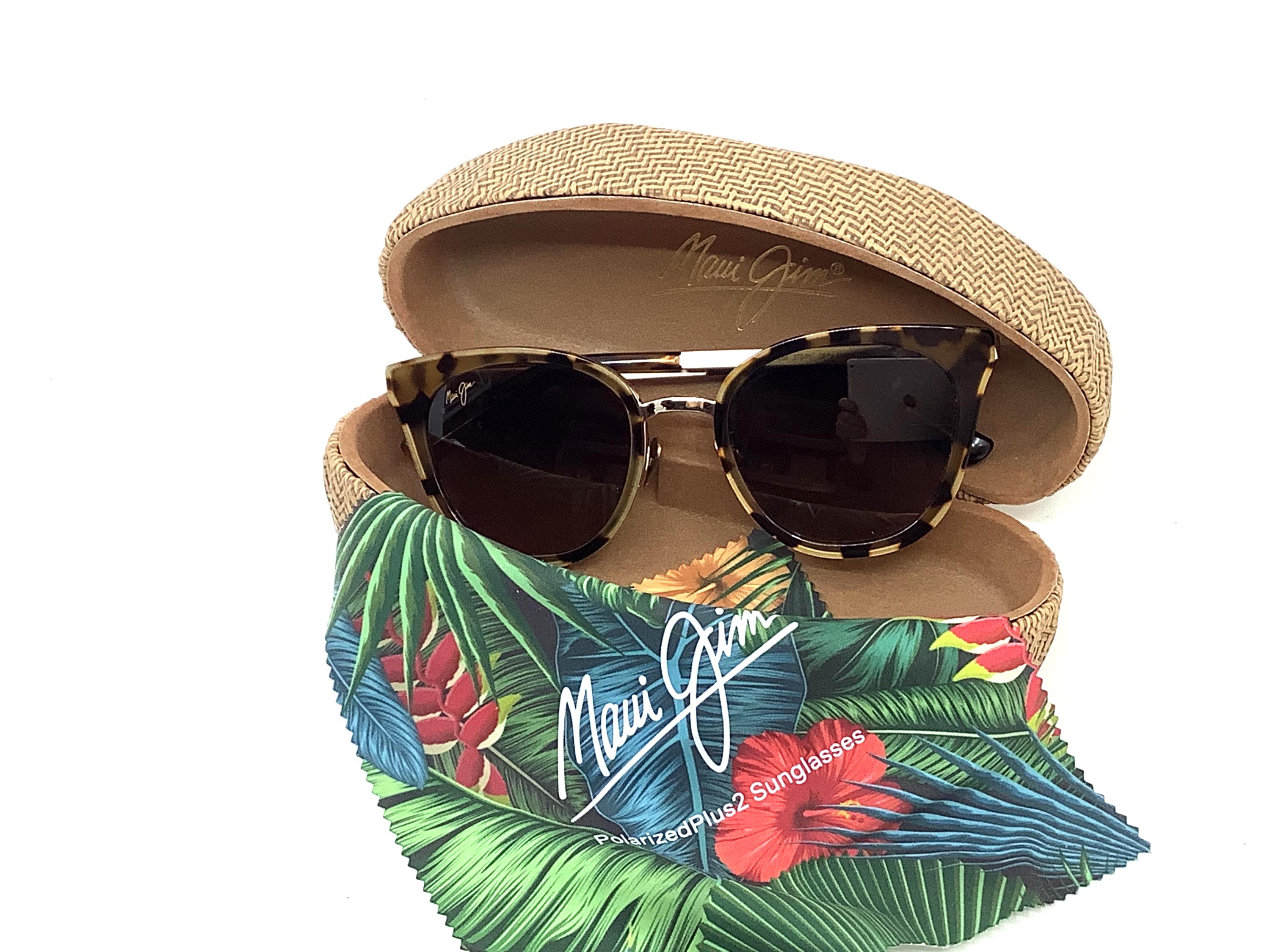 Maui Jim Wood Rose Polarized Sunglasses MJ870-10 Tortoise Gold Maui Jim Wood Rose MJ 870 09 Rose Gold Frame + Maui Rose  main image 2