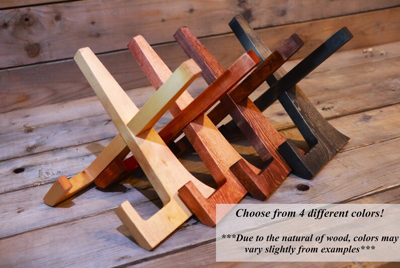 2piece Cookbook Holder Reclaimed Recipe Stand Ecofriendly Cooking