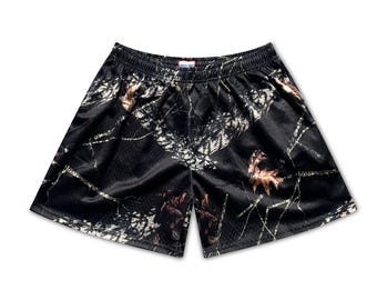 Short en résille camouflage Forêt-Noire | Short décontracté | Short de sport | Vêtements de sport