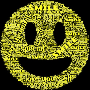 Nuvem de palavras de rosto sorridente, download digital de rosto sorridente svg jpg png, pacote smiley emoji svg