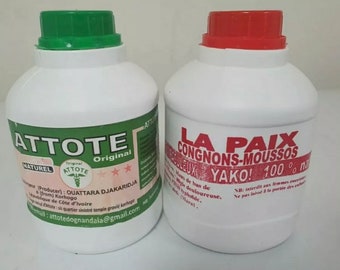 2 Packs / La Paix Congnons Moussos & Attote Combo 100% Natural Herbal Drink / Ivory Coast