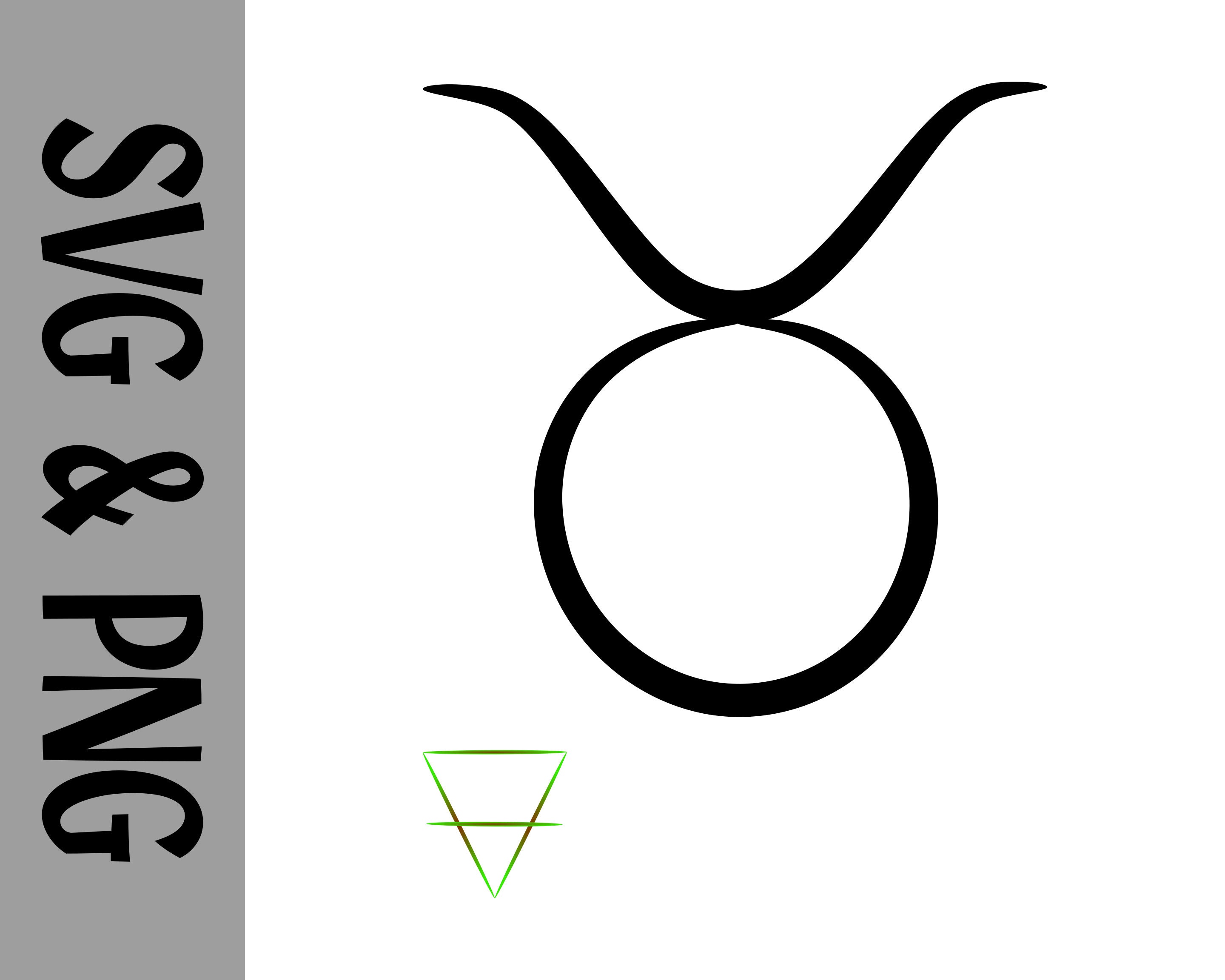 Taurus Zodiac Sign With Earth Element Symbol. SVG and PNG. Digital  Download. Cut File. Printable. - Etsy
