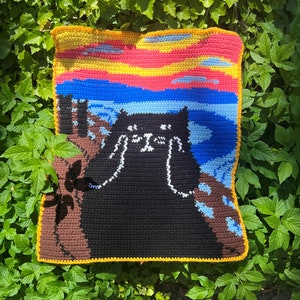 Crochet Cat Tapestry Pattern