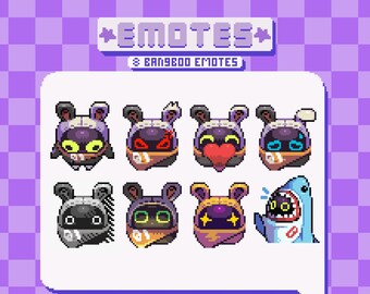 Zenless Zone Zero Bangboo Emotes: ZZZ Stream Emotes (Digital Download)