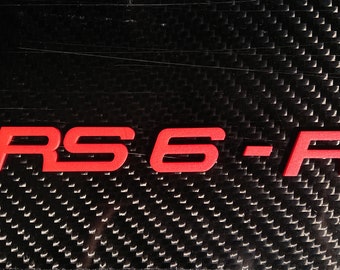 Audi RS6-R emblem logo badge a6 s6 rs6 abt