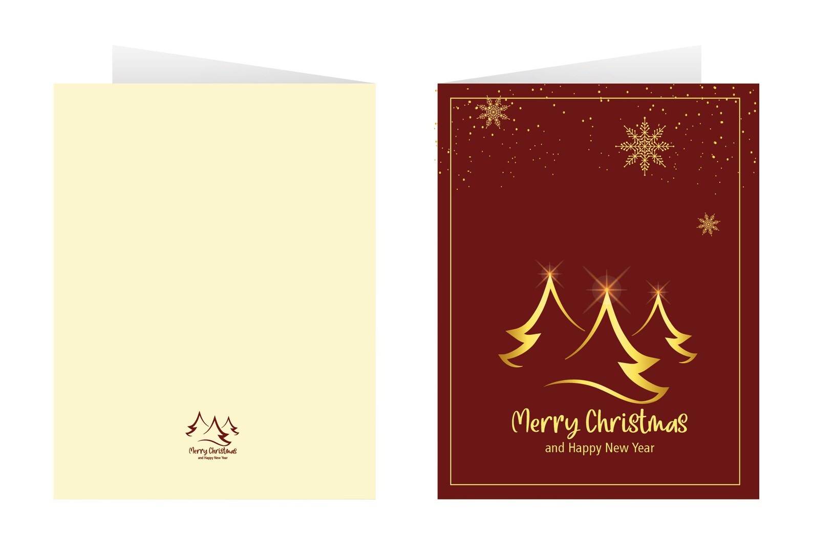 Digital Christmas Cards, Printable Christmas Cards Download, Holidays
