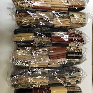 6 Pkgs of cotton strips. 40 strips per bag - 2 x58&quot; quilt rag rug strips 58&quot; long, rag rugs cotton cloth, neutral tones, quilting material