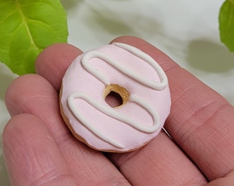 Pastell Mini Donut - süßes Essen Dessert Gebäck Skulptur