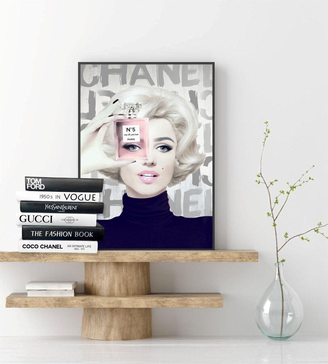 Trendy Fashion Poster Retro Perfume Design Marilyn Monroe - Etsy