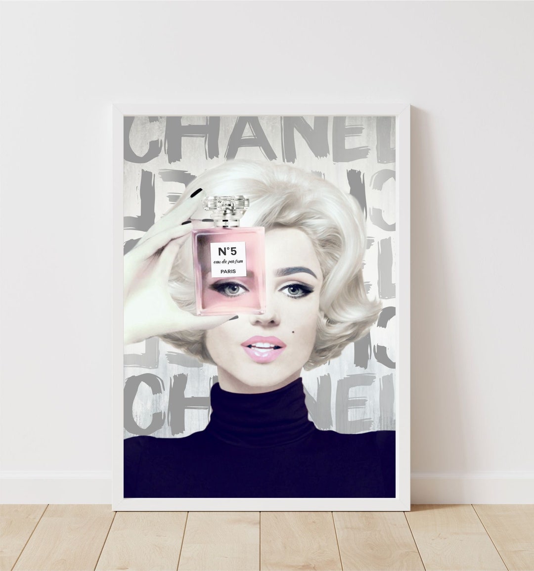 Trendy Fashion Poster Retro Perfume Design Marilyn Monroe - Etsy