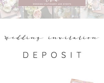 Wedding Invitation Deposit