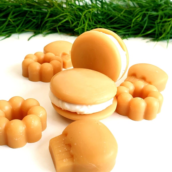 Scented soy wax melts, Sugar Cookie | Macaroon and cupcake shaped soy melt