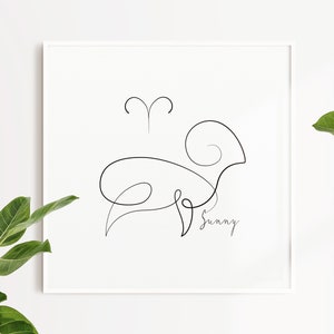 Widder Druckbares, personalisiertes Widder, Sternzeichen Dekor, Sternzeichen Kunstdruck, Sternzeichen Wanddekoration, Sternzeichen Poster, Minimal Sternzeichen Poster, Astrologie