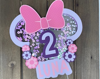 Minnie Mouse tårtdekoration