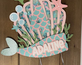 Sjöjungfrutårtdekoration