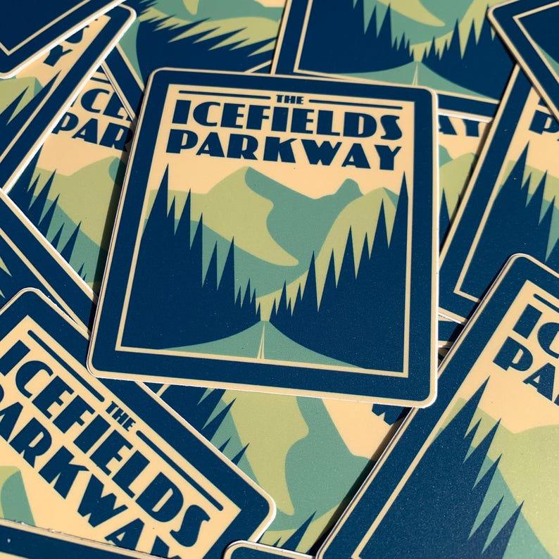 Icefields Parkway Sticker - Jasper & Banff National Park image 3