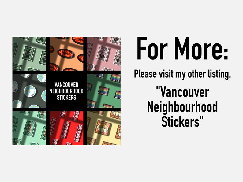 Assorted Vancouver Stickers image 6