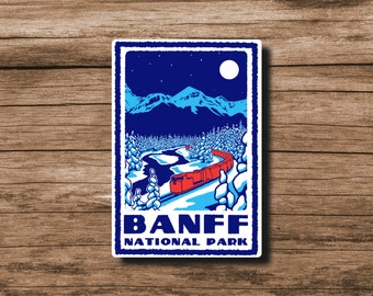 Banff National Park Sticker - Canadian National Parks