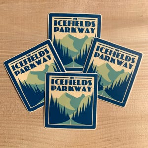 Icefields Parkway Sticker - Jasper & Banff National Park image 2