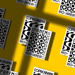 Rio de Janeiro Stickers - Ipanema & Copacabana