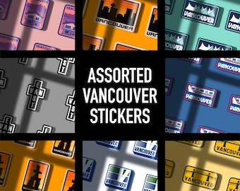 Assorted Vancouver Stickers