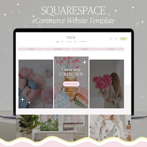 Girly Squarespace eCommerce Website Template
