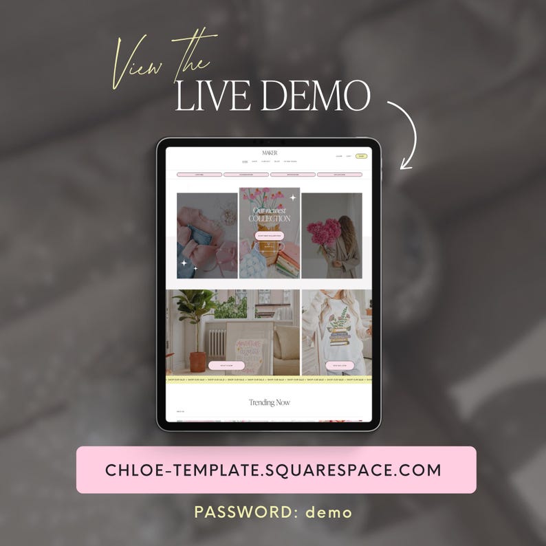 Girly Squarespace eCommerce Website Template image 7
