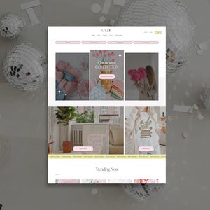 Girly Squarespace eCommerce Website Template image 4