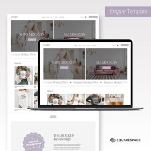 White Label Squarespace eCommerce Website Template