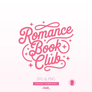 Romantiek boek Svg, leesgrage citaat stickerontwerp, Slow Burn Book Club, png