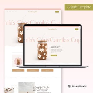 Squarespace Template: Crafter Small Business Website Theme