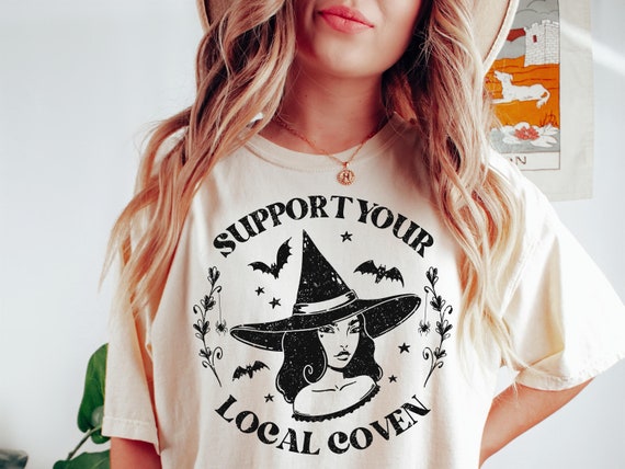 Support Your Local Coven PNG Png for Sublimation Halloween - Etsy