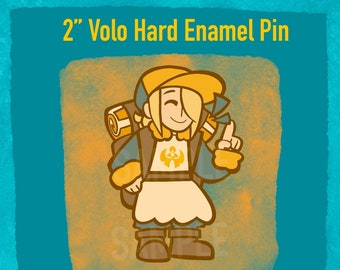 2" Volo emaille pin