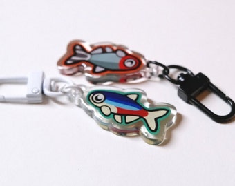 Neon Salmler / Rummy Nasensalmler Mini Charm