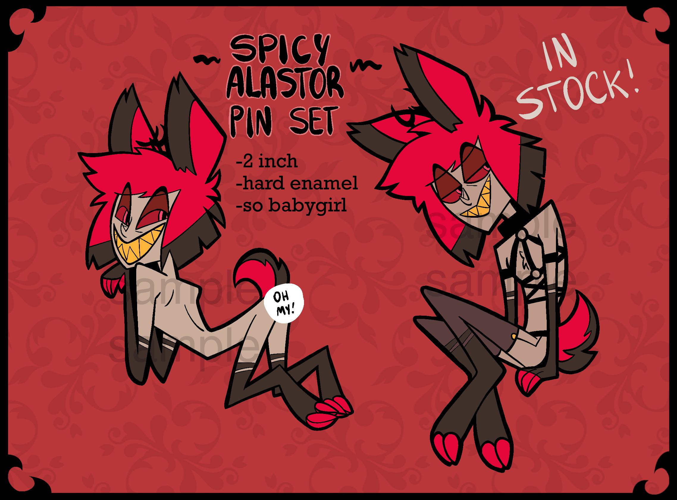 即購入ok ハズビンホテル hazbin hotel ピンズ アラスター