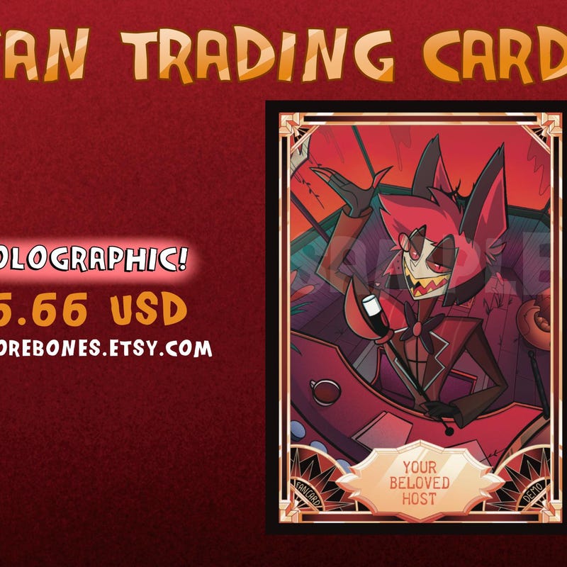 Hazbin Hotel Trading Cards - Etsy