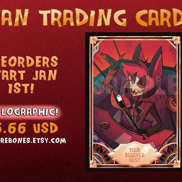 Hazbin Hotel Trading Cards - Etsy