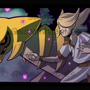 Volo and Giratina Mini Print