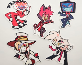 3 ”Hazbin Hotel-Vinyl-Aufkleber